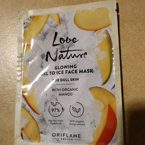 Oriflame face masks with organic watermelon, mango and kiwi, new