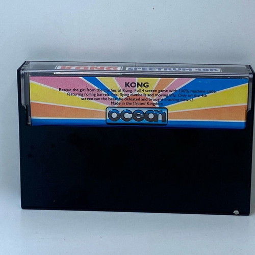 Kong 1983 Spectrum ZX tape cassette used, complete with manual