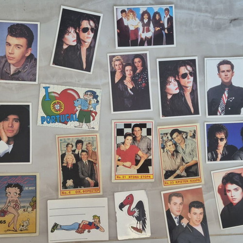 Panini carousel stickers used, set of 86