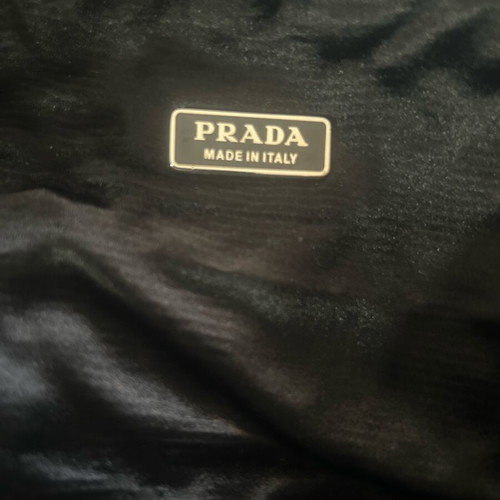 Prada velvet black handbag like new