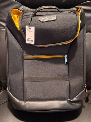 Backpack for airplane cabin, new, black, fits 17" laptop