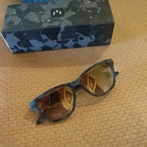 Hawkers Messi Kids Sunglasses with Army Print Design new