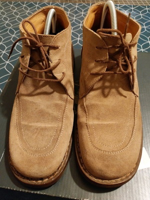 N.O.D. men's boots genuine suede like new, size 43