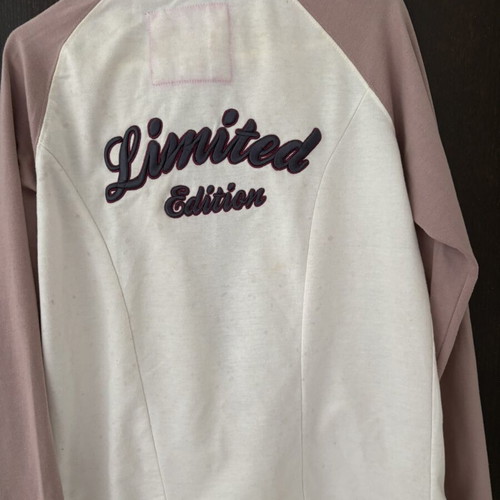 Piazza Italia women's jacket used, size Large, pink-cream
