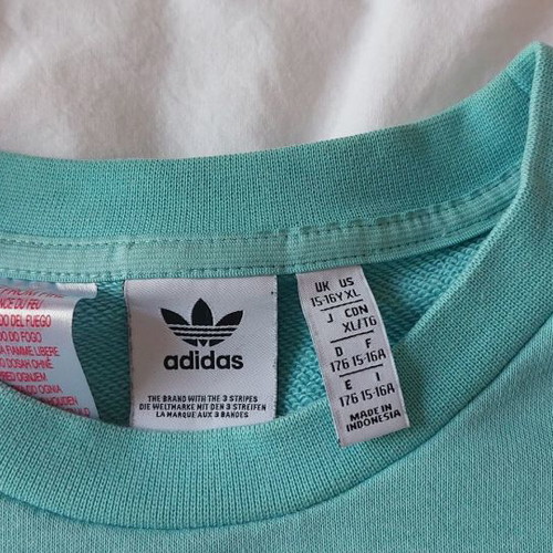 Adidas tracksuit set used, size 170 cm, black