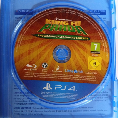 Kung Fu Panda Showdown Of Legendary Legends PS4 game like new