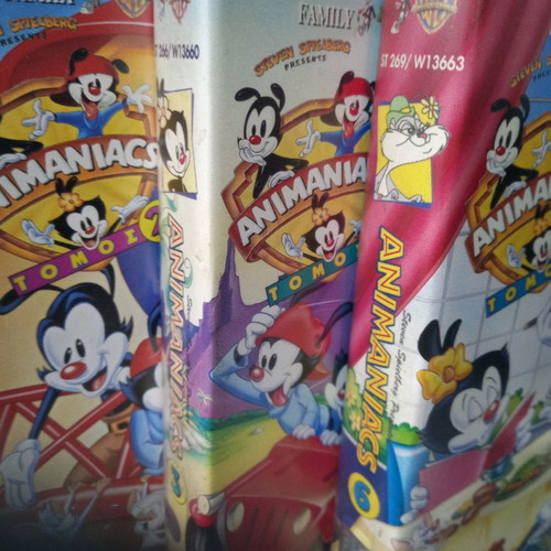 Animaniacs VHS tapes used, pack of 3