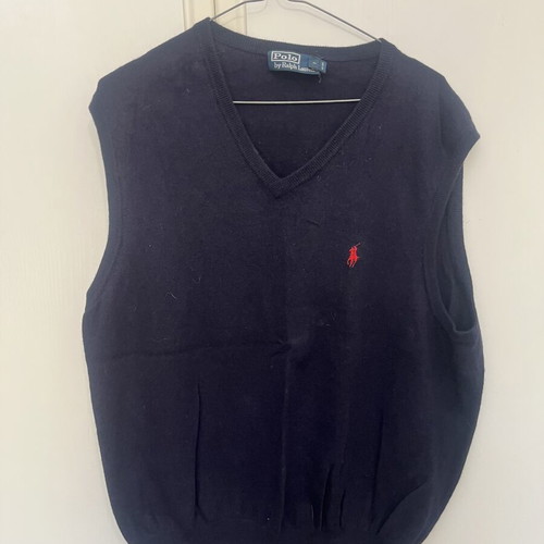 Ralph Lauren men's vest XL used, blue