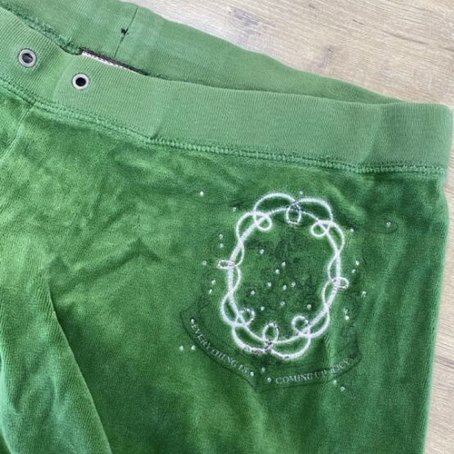 Juicy Couture Y2K green tracksuit bottoms