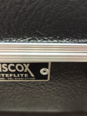 Hiscox guitar case used with defects, 38cm