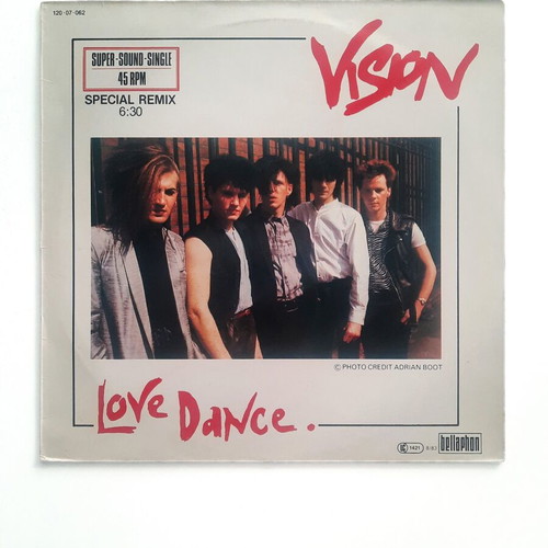 Vision Love Dance 12" Maxi-Single vinyl like new, synth-pop disco