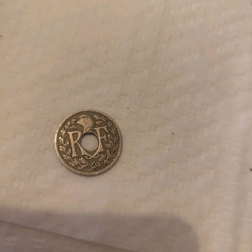 10 Centimes 1922 used French coin