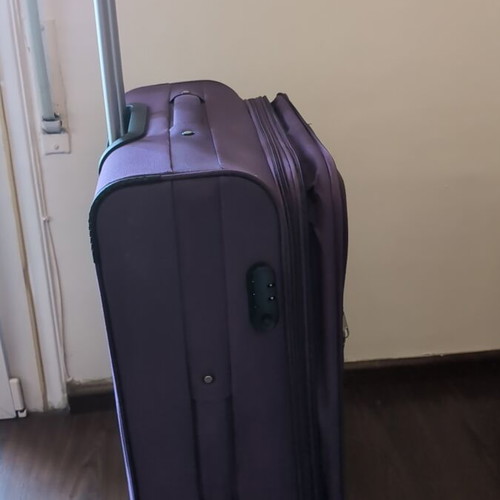 Travel suitcase 28" like new, purple