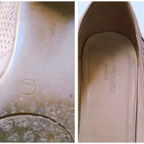 Bournazos women's pumps, beige, size 40