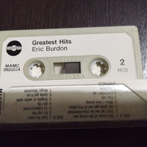 Eric Burdon Greatest Hits cassette used