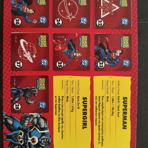 Koukouroukou DC Sticker Album with 54 Stickers New