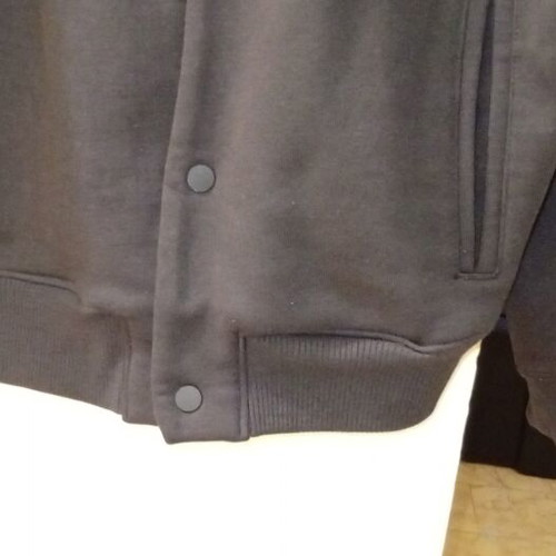Bomber jacket Zara pilot style quilted cotton new black medium-large