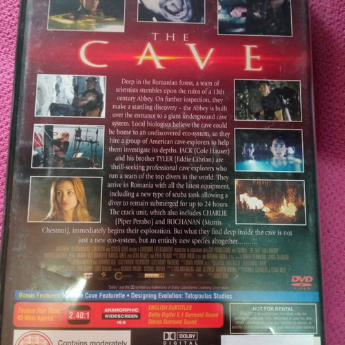 The Cave DVD like new, thriller, subbed