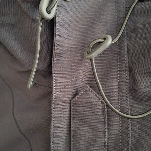 Adidas men's long jacket used with integrated hood and fur lining