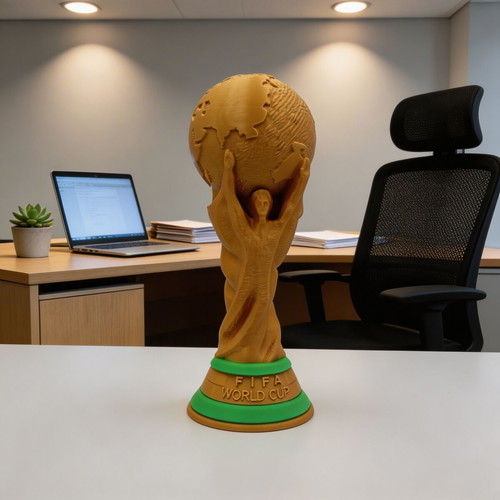 World Cup Football Trophy new, 25 cm height