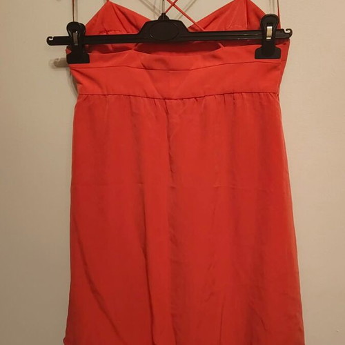 Coral Balloon Mini Dress Zara like new, size M