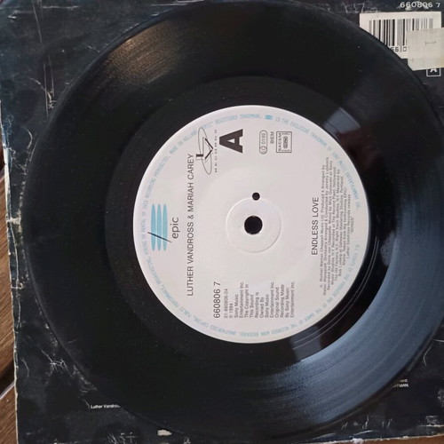 Mariah Carey Endless Love 45 RPM vinyl single like new, pop