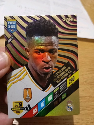 Vinicius JR δύο μικρές κάρτες σαν καινούργιο