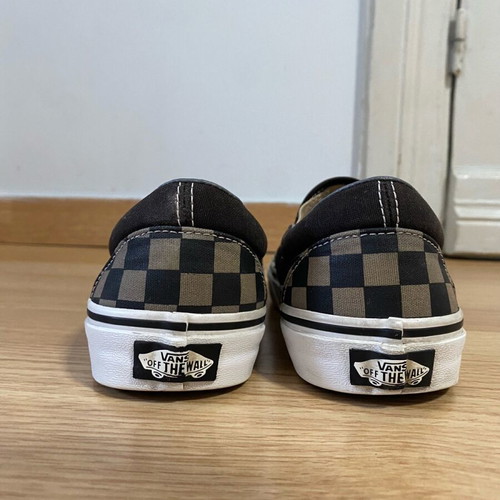 Vans Classic Slip-On Checkerboard Size 37 Like New