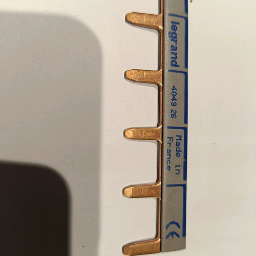 Legrand Copper Busbar for Electrical Panel 1P 13 Elements like new