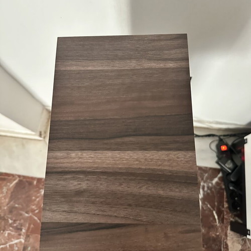 Triangle Esprit Titus ez bookshelf speakers with Triangle S02 stands, chestnut