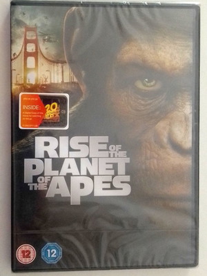 Rise of the Planet of the Apes DVD καινούργιο, σφραγισμένο, αγγλικοί υπότιτλοι