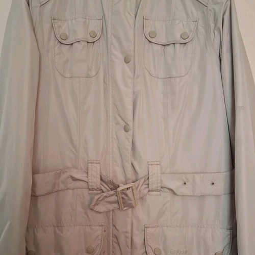 Barbour unisex beige jacket like new, sizes L-XL
