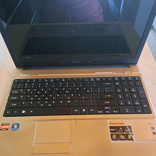 Acer laptop 5538G used with burnt graphics card without hard drive
