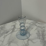 Glass candlestick used, beautiful