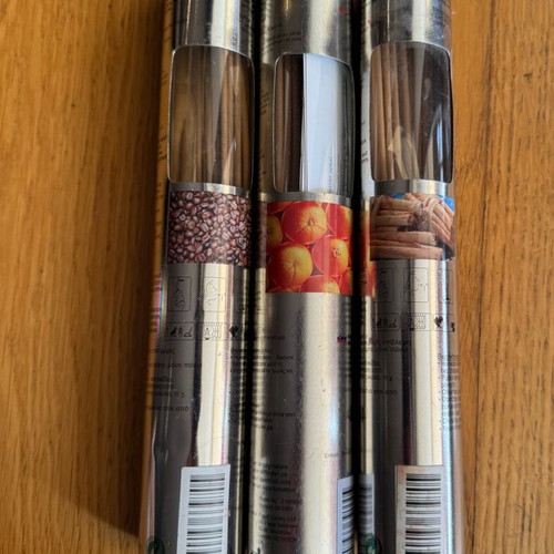 Aromatic sticks new, pack of 3 x 40 pcs with orange, cinnamon, coffee