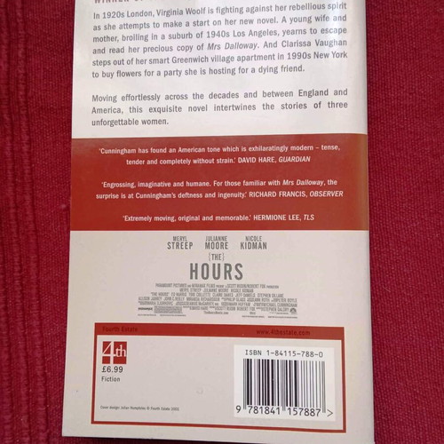 The Hours by Michael Cunningham like new