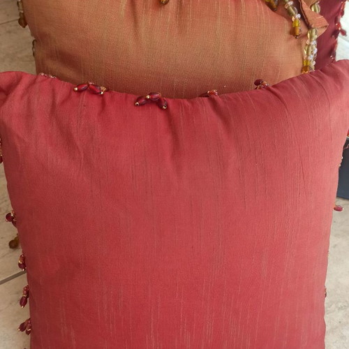 Decorative pillows new, pack of 7, Bo concept with beads