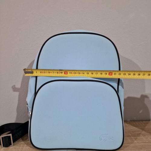 Lacoste backpack as new, light blue and turquoise