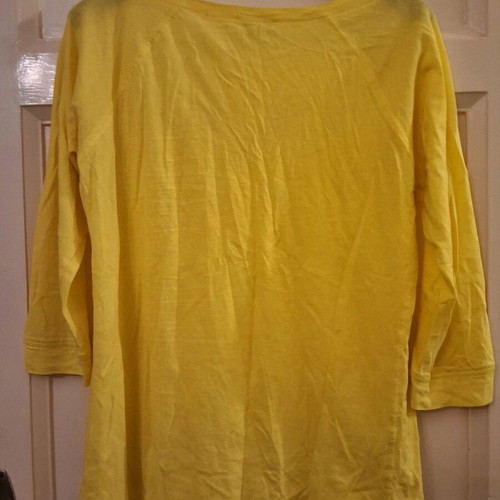 Yellow Terranova blouse used, size L
