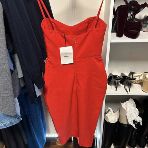 Nookie Allure Midi Dress new, cherry red, size S