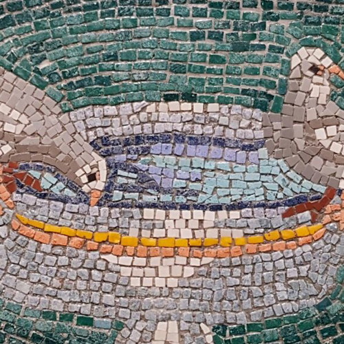 Theia Eucharistia mosaic new by Christina Kourenti