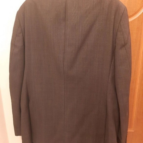 Berto Lucci suit used, gray, jacket size 52, pants size 48