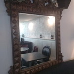 Mirror with solid wood like new, antique