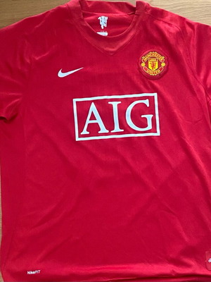 Manchester United Rooney jersey used 2007-2008 size Large
