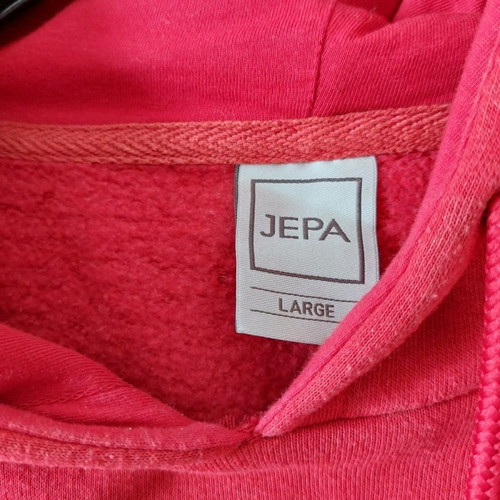 Jepa hoodie red new, size Large