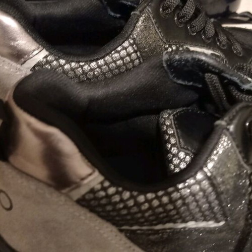 Liu Jo athletic boots like new, leather and suede, with fabric bag