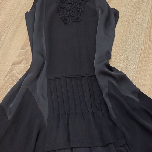 Zara evening summer dress black, new, lace design