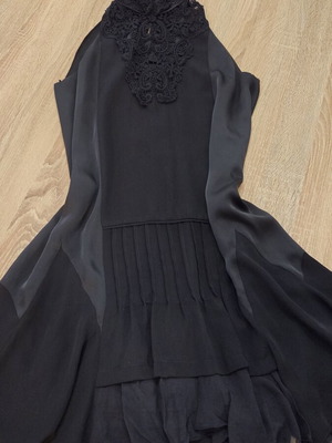 Zara evening summer dress black, new, lace design