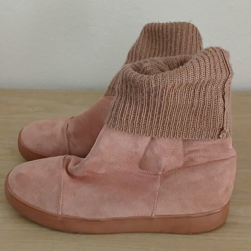 Castor women's ankle boots like new, fabric