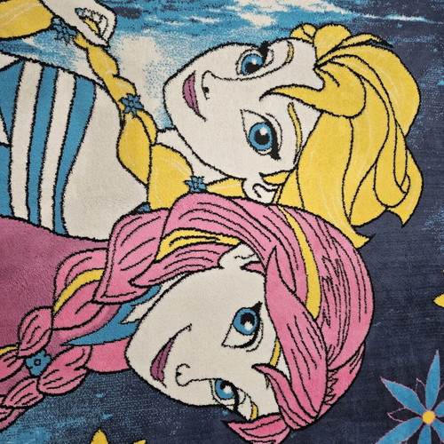 Frozen rug like new for kids room